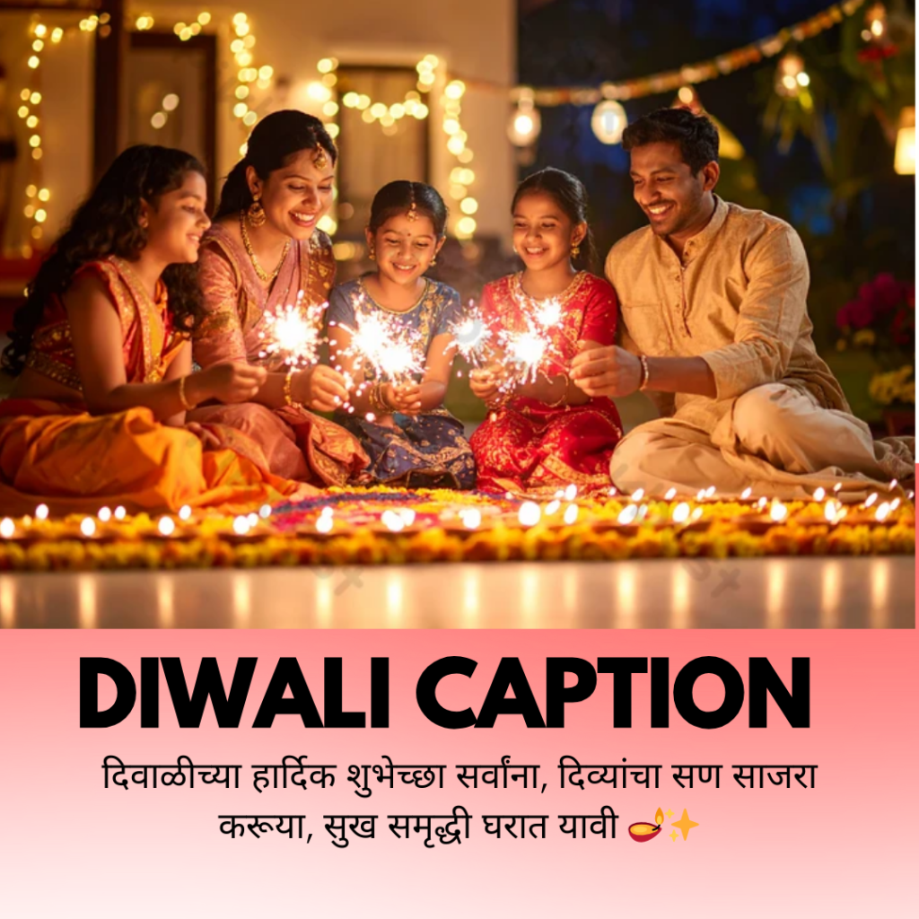 diwali caption in marathi