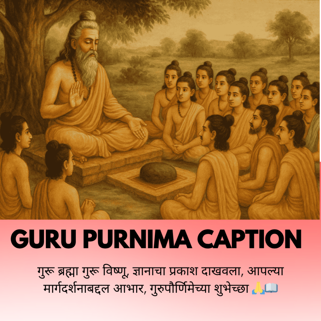 guru purnima caption in marathi