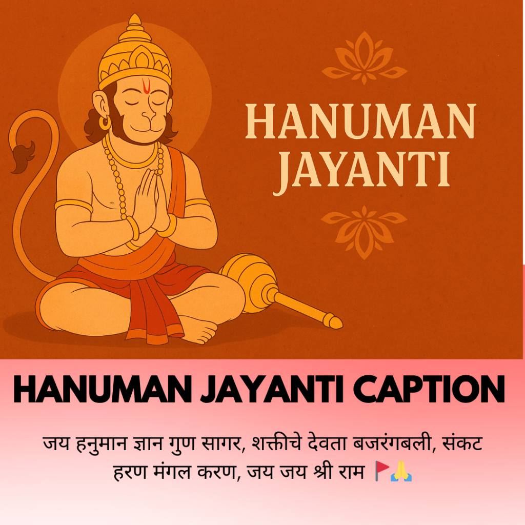 hanuman jayanti caption in marathi