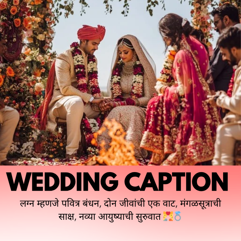 wedding caption in marathi